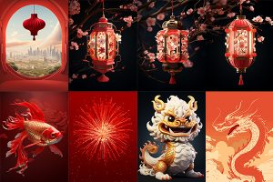 【412期】100张龙年设计插画素材